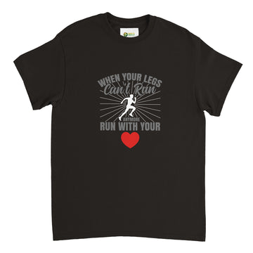 Run With your Heart Unisex Crewneck T-shirt