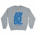 Attitude Unisex Grey Crewneck Sweatshirt - Odels Sports