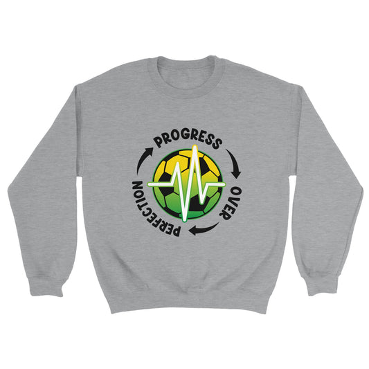 Progress Over Perfection Unisex Crewneck Sweatshirt