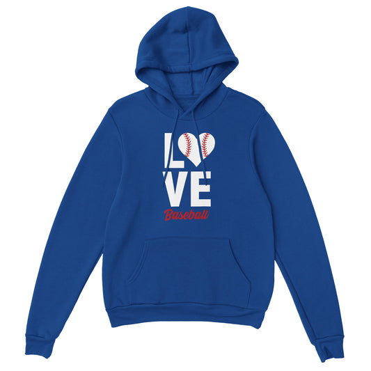 Love Baseball Unisex Pullover Hoodie