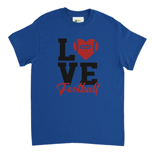 Love Football Unisex Crewneck T-shirt