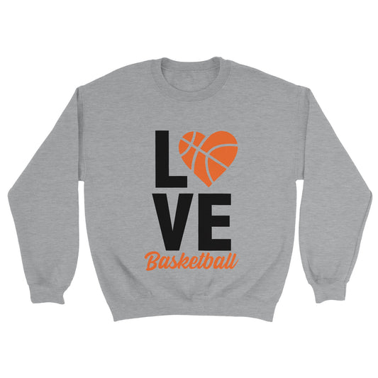 Love Basketball Unisex Crewneck Sweatshirt