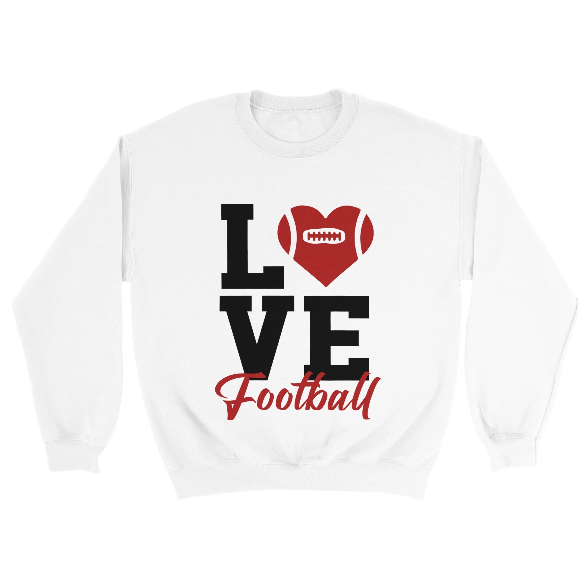 Love Football Unisex Crewneck Sweatshirt