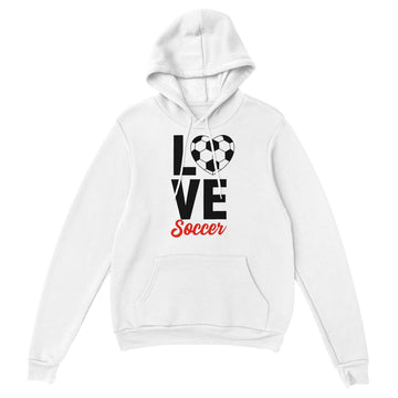 Love Soccer Unisex Pullover Hoodie