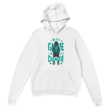 White Unisex Pullover Hoodie by Odels Sports Life