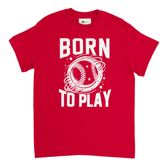 Born to Play Baseball Unisex Crewneck T-shirt