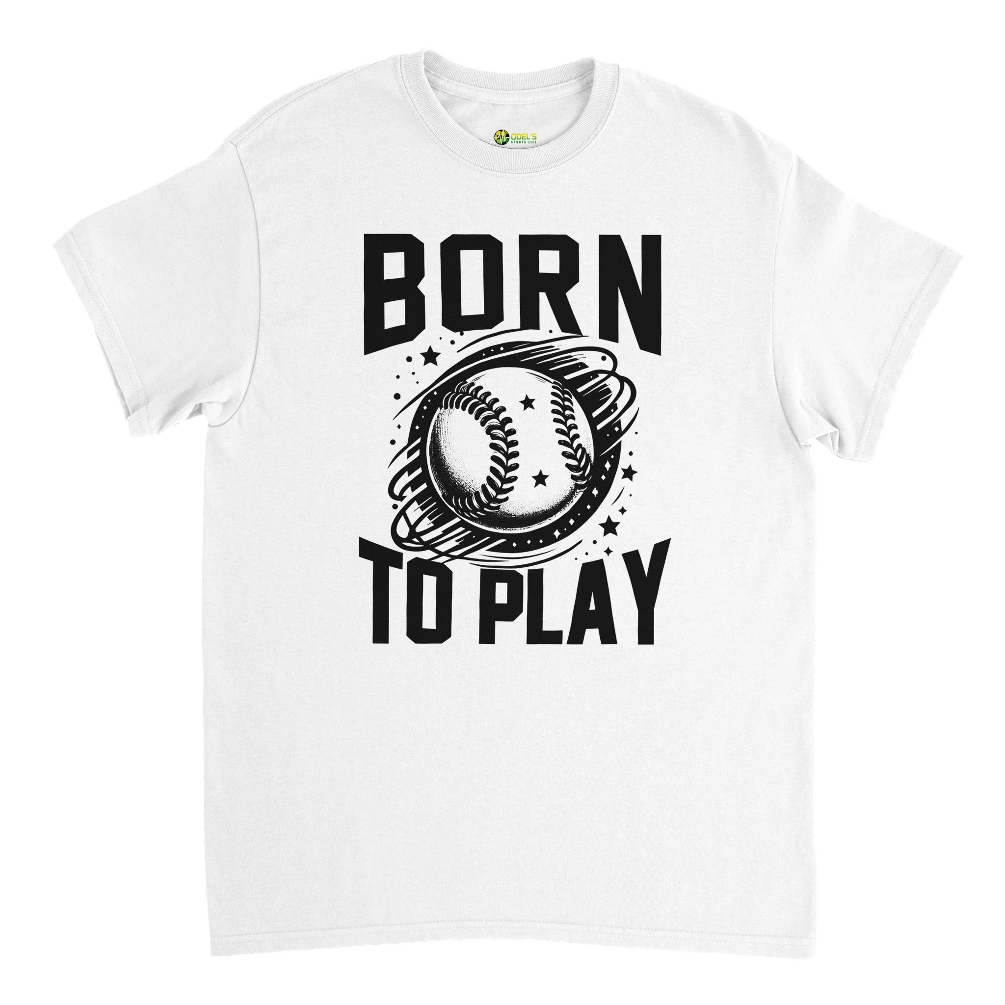 Born to Play Baseball Unisex Crewneck T-shirt