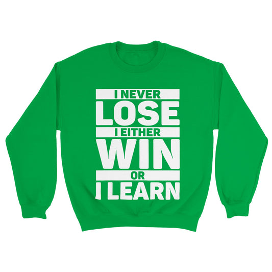 Win Or Learn  Unisex Crewneck Sweatshirt