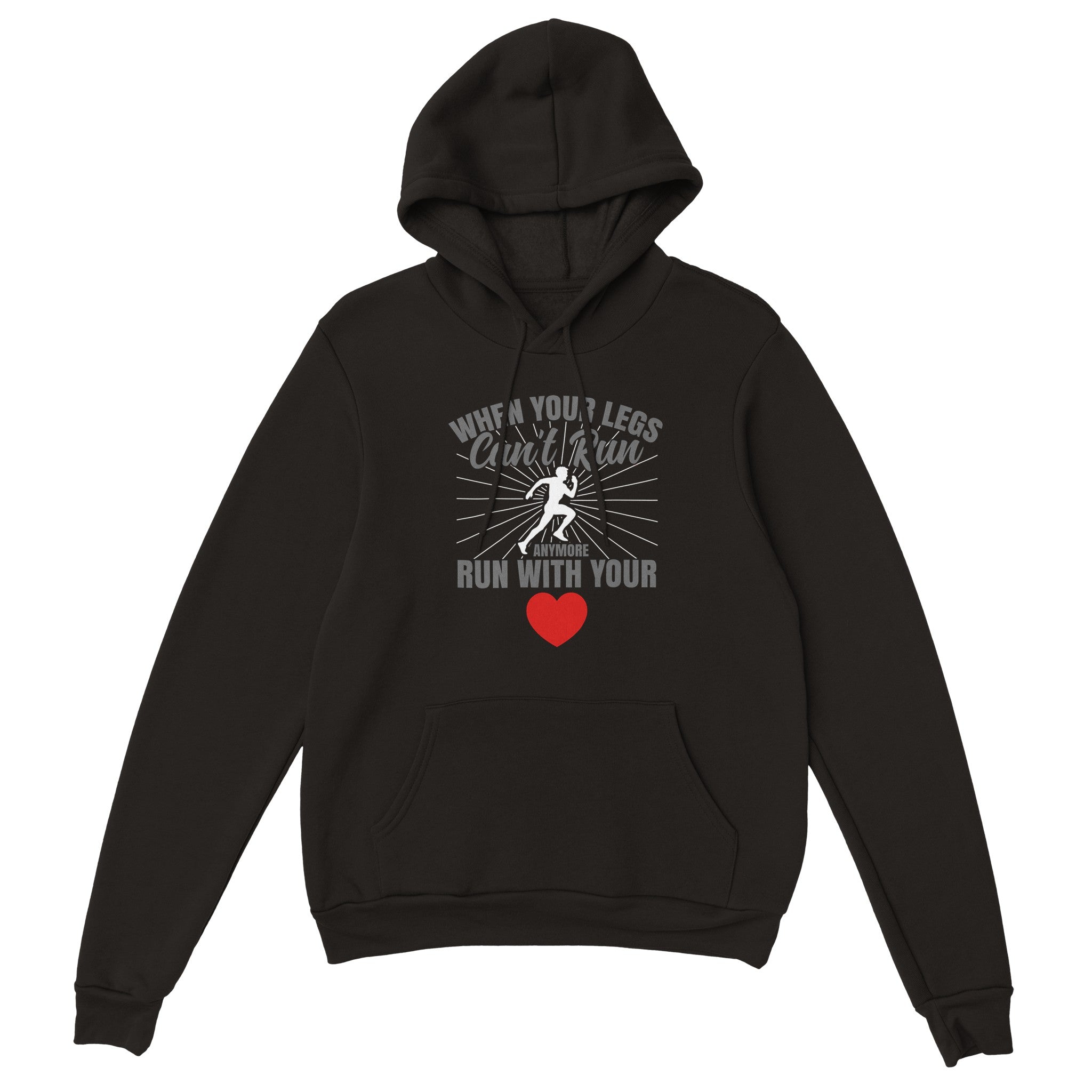 Run With Your Heart Unisex Pullover Hoodie