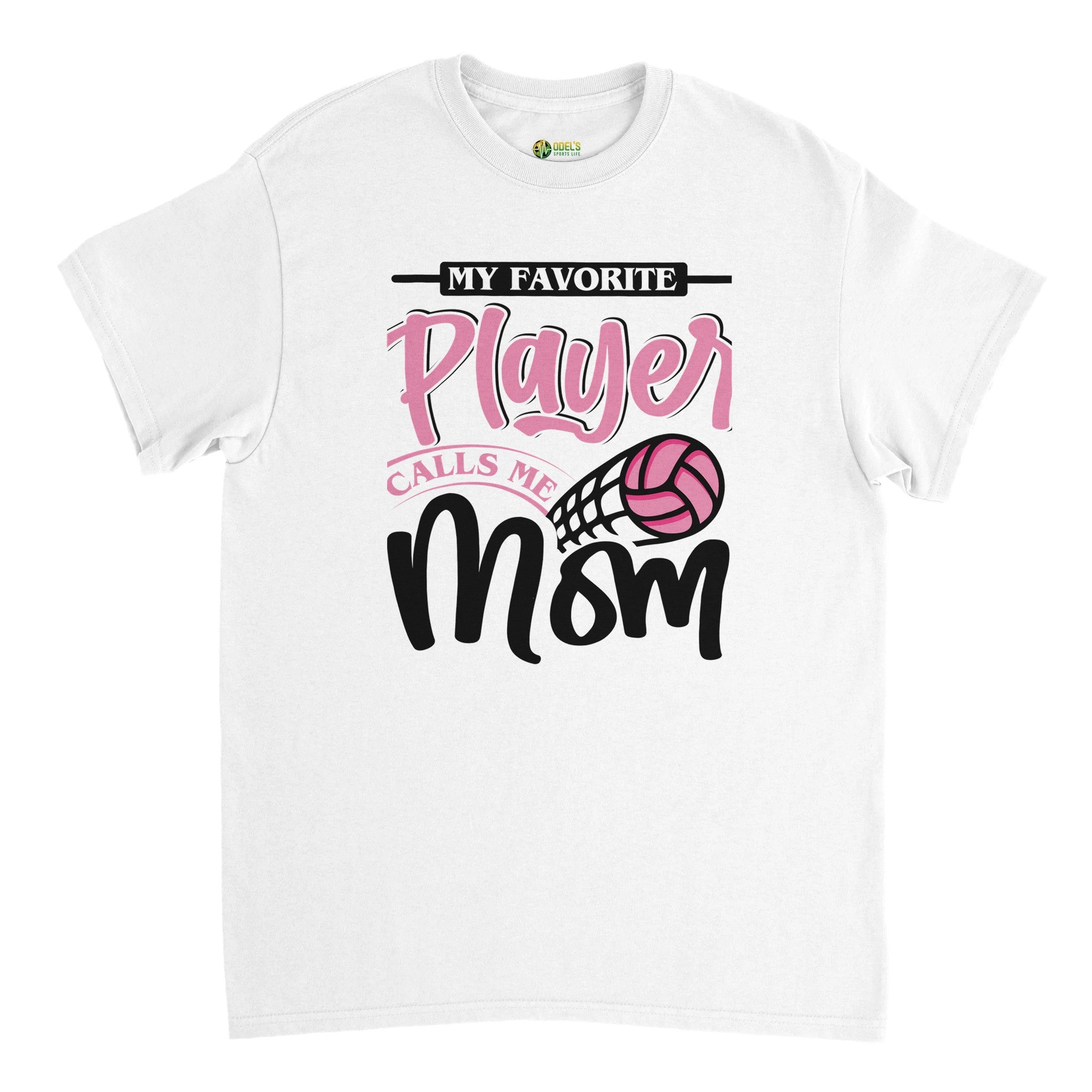 Favorite Player Volleyball Mom Crewneck T-shirt