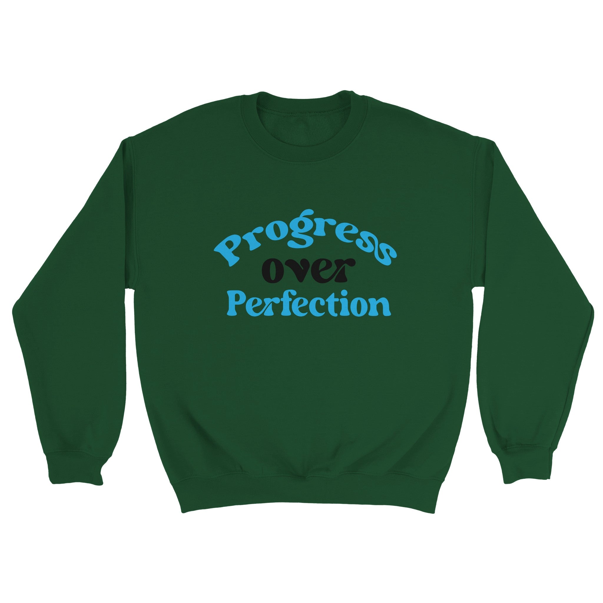 Progress Over Perfection Unisex Crewneck Sweatshirt