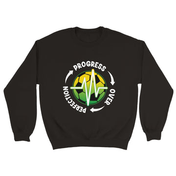 Progress Over Perfection Unisex Crewneck Sweatshirt