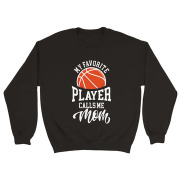 Favorite Player Basketball Mom Crewneck Sweatshirt