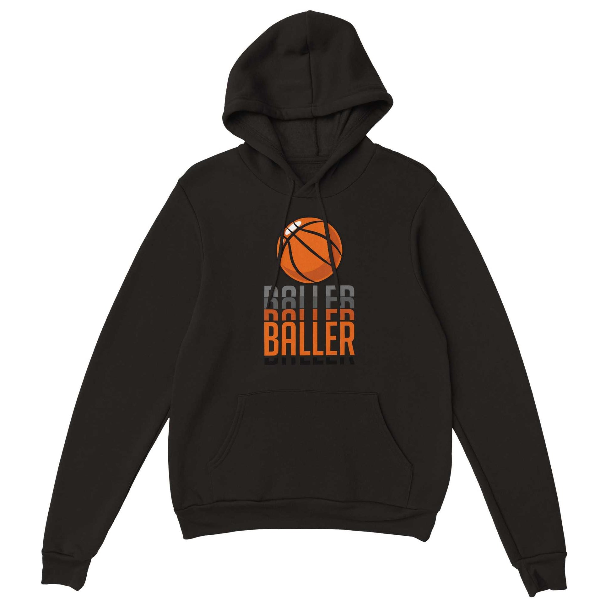 Baller Unisex Black Pullover Hoodie