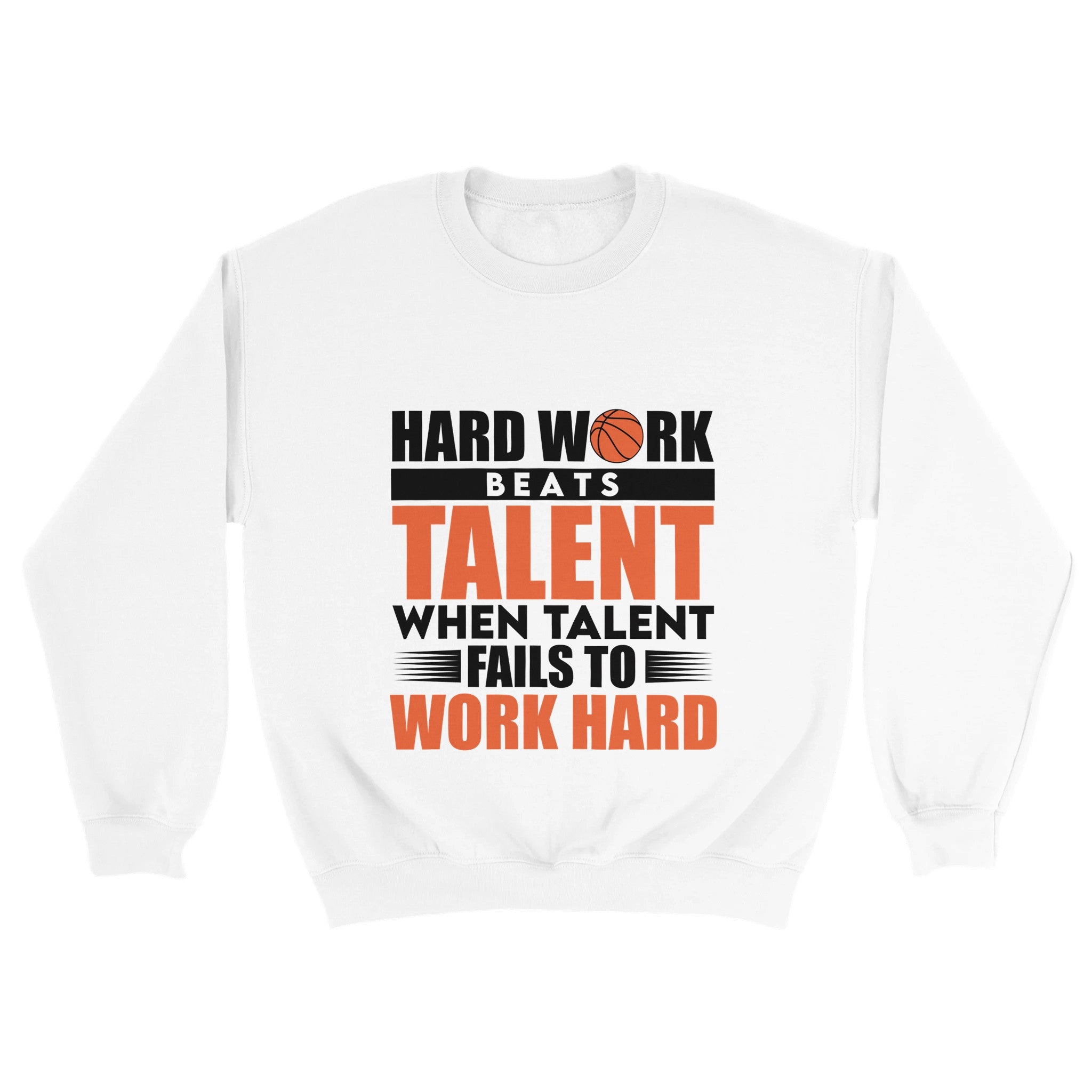 Hard Work Beats Talent Unisex Crewneck Sweatshirt