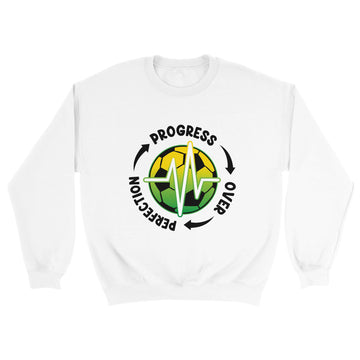 Progress Over Perfection Unisex Crewneck Sweatshirt