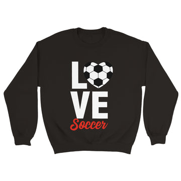 Love Soccer Unisex Crewneck Sweatshirt