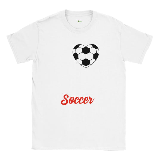 Love Soccer Unisex Crewneck T-shirt