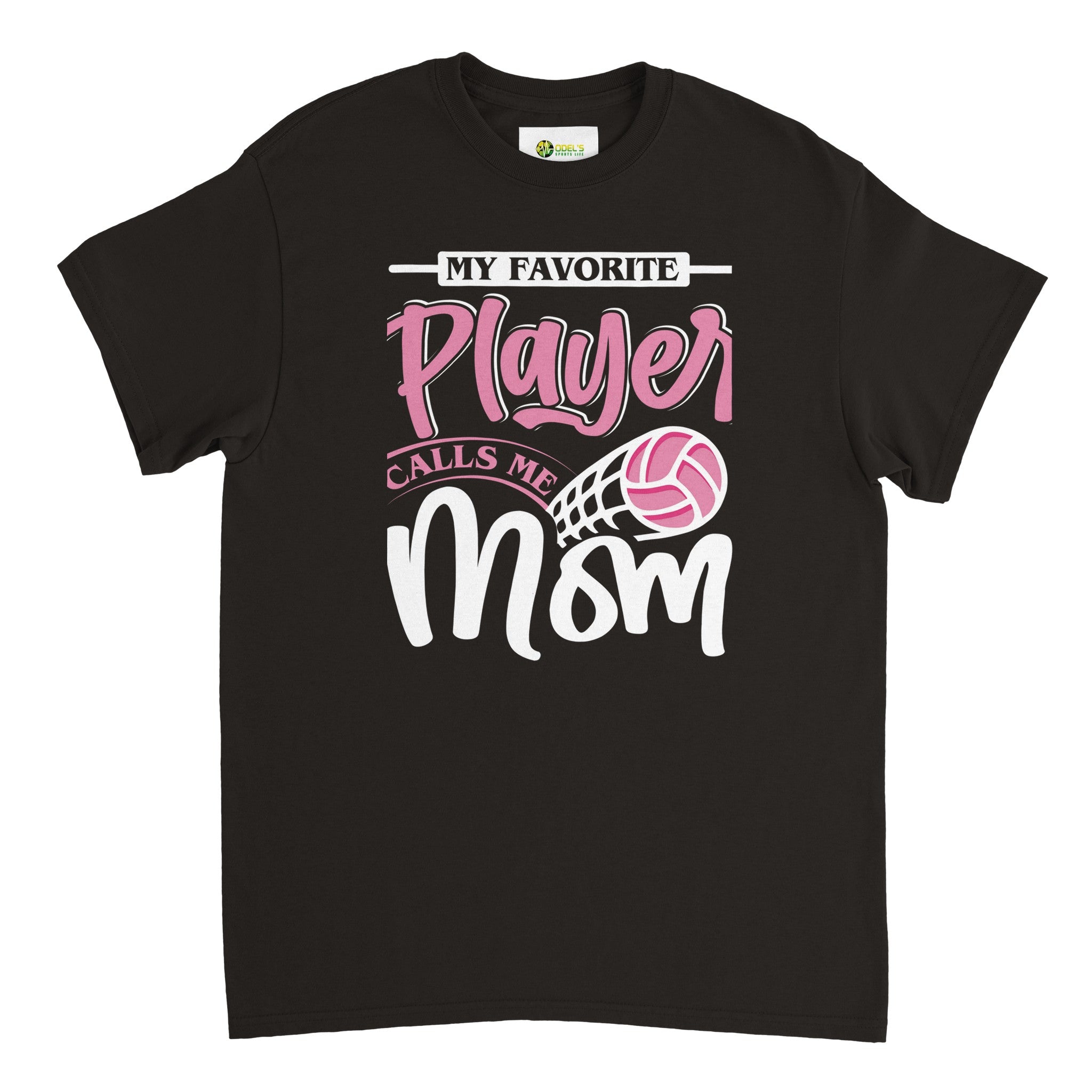 Favorite Player Volleyball Mom Crewneck T-shirt