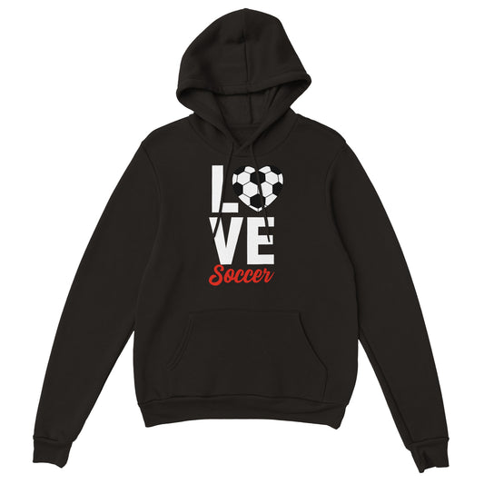 Love Soccer Pullover Hoodie