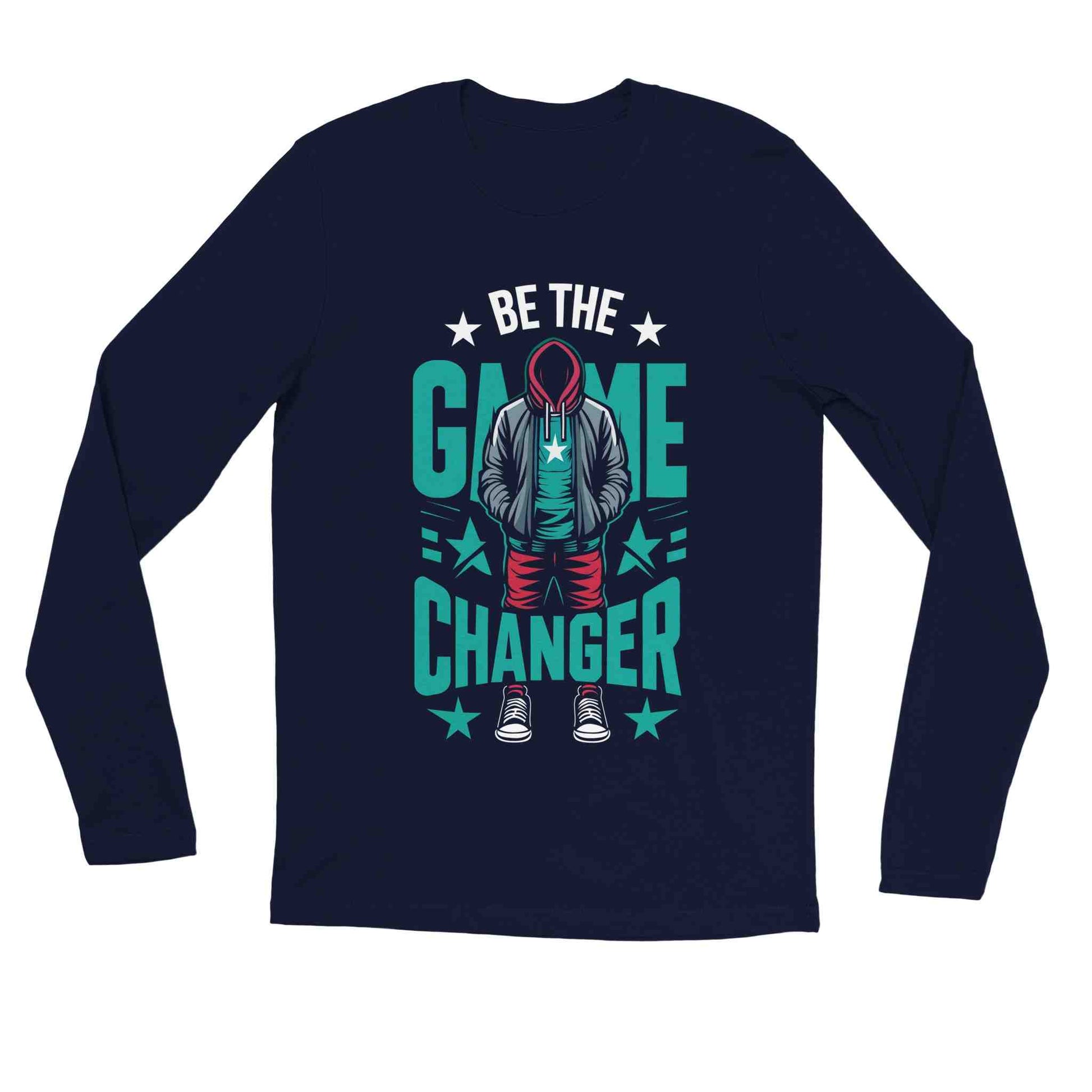 Navy  Unisex Longsleeve T-shirt