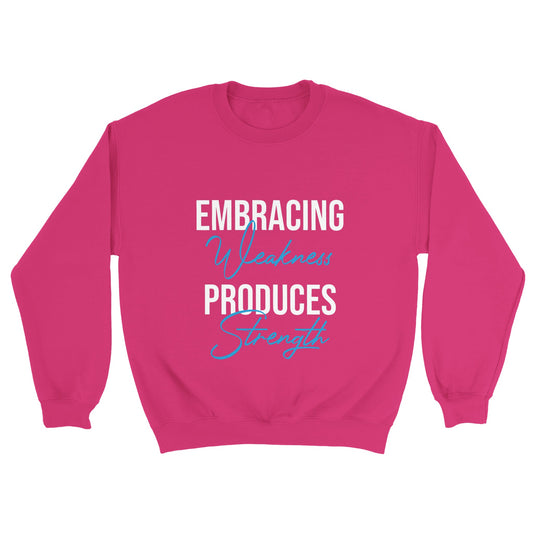 Embracing Weakness Unisex Crewneck Sweatshirt